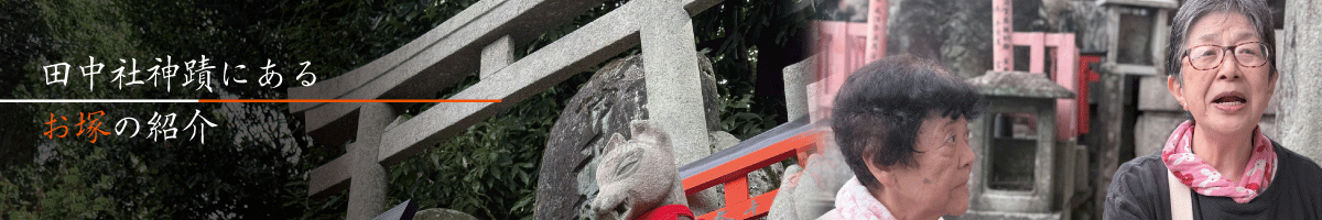 田中社神蹟のお塚の紹介