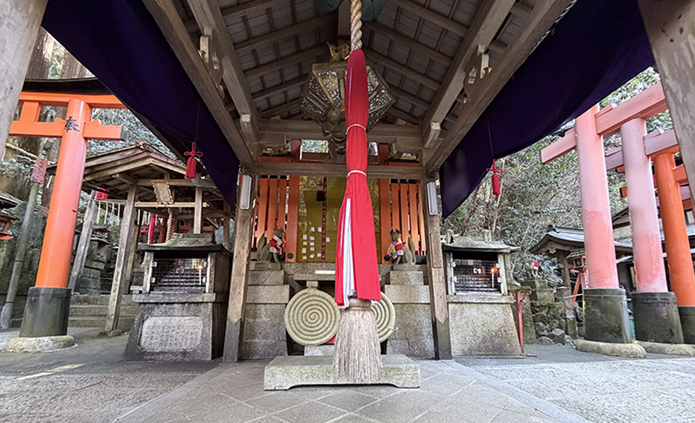 傘杉社の拝所
